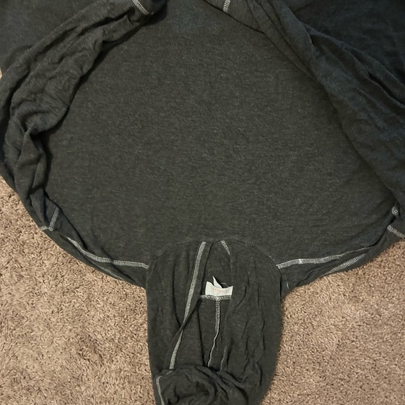 Target COLSIE dark gray cropped hooded sweatshirt and jogger sweatpants set m/l - Picture 3 of 7